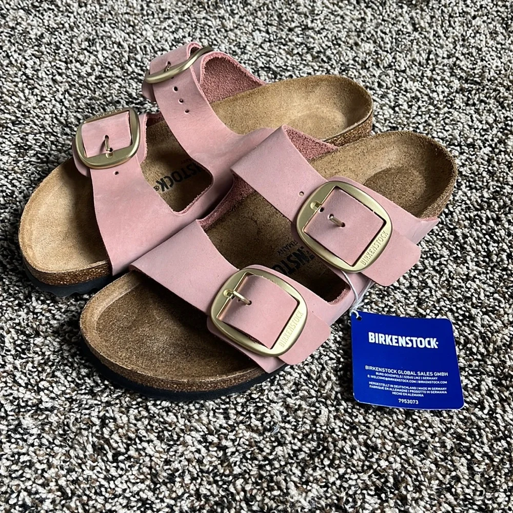 Birkenstock Pink Arizona Sandal, NWT